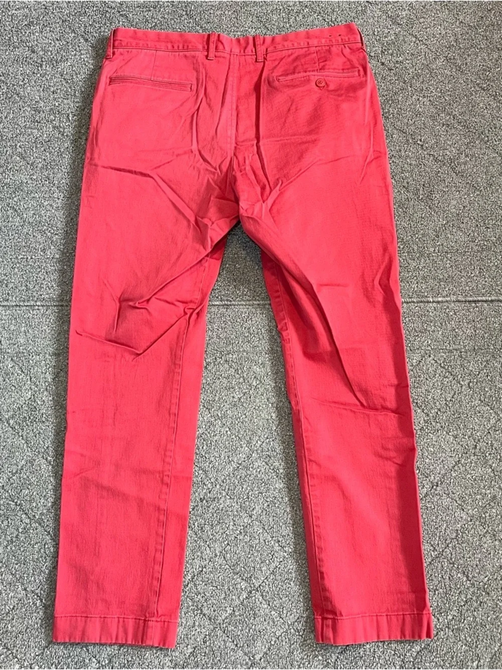 J. Crew 770 Straight Stretch Chino Pants Mens Size 32X29 Salmon Nautical Preppy